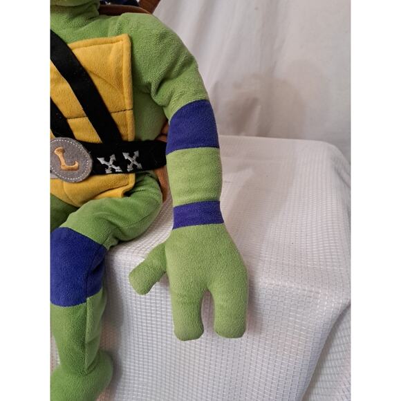 2023 TMNT Mutant Mayhem Leonardo Plush 26" Kids Stuffed Animal Body Pillow - Picture 5 of 9